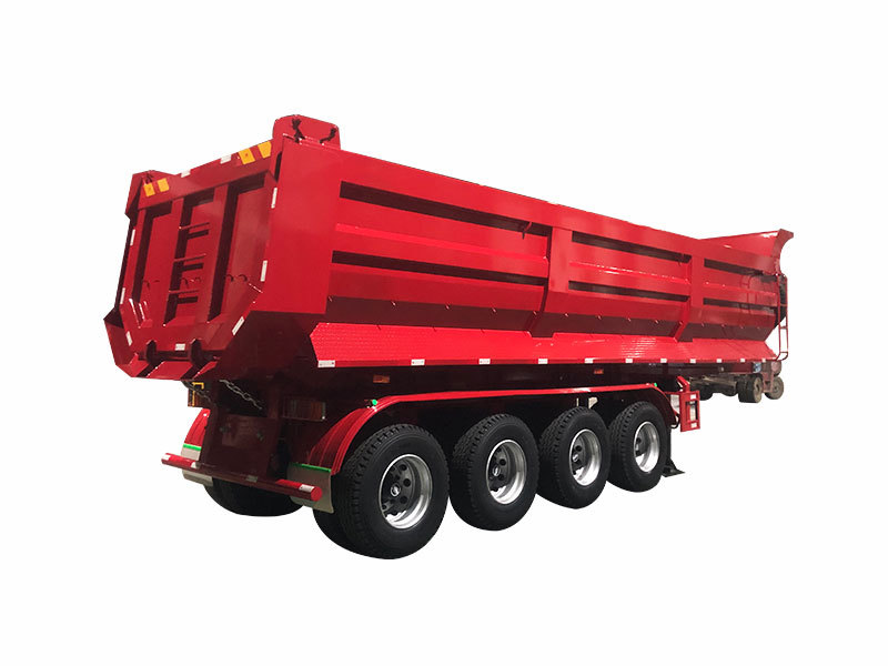 Four -axis U -shaped dump half trailer